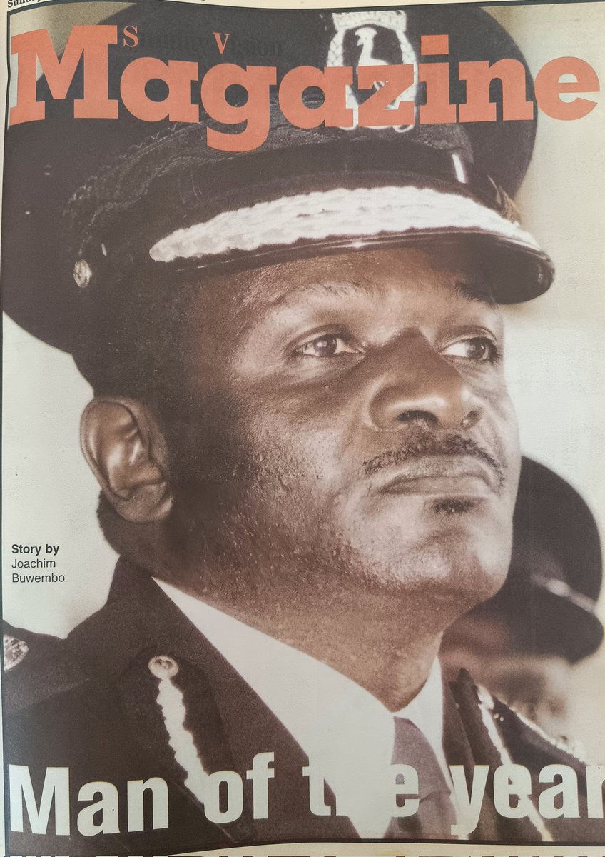 Man of the Year!

Sunday Vision 
December 30th, 2001. 

#Uganda