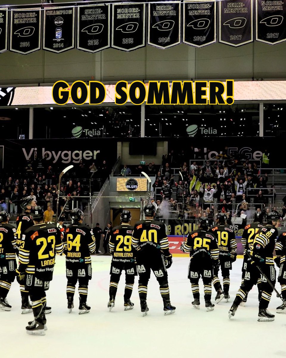 Off-season is a wrap! ✅ Fredag hadde herrelaget siste fellesøkt. Nå er det ferie og egentrening på programmet. <a href="/DNB_Arena/">DNB Arena</a> har sommerstengt 30.06 - 04.08.💛🖤

Vi gleder oss stort til å starte på vår 25. sesong når vi er tilbake! Og ønsker alle en riktig god sommer så lenge! ☀️