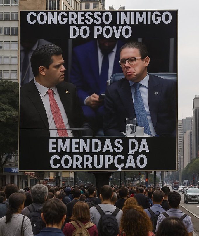 CONGRESSO INIMIGO DO POVO
EMENDAS DA CORRUPÇÃO