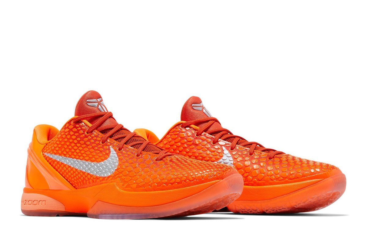 JustFreshKicks's tweet photo. Nike Kobe 6 Protro "Total Orange" Releases July 18th 🍊 https://t.co/JxOOb0daMg https://t.co/aVjKg3LMgB
