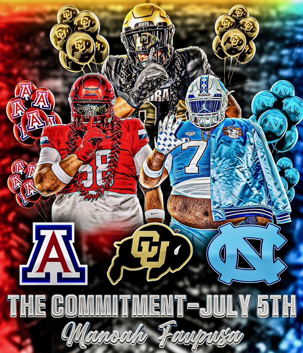 Manoah Faupusa (@manoahfaupusa) on Twitter photo THE DECISION…
Down to my Top 3 but it’s still the same question.. Where is Home?
Lock the date in! Saturday, July 5th @ 2pm
<a href="/BrandonHuffman/">Brandon Huffman</a> <a href="/adamgorney/">Adam Gorney</a> <a href="/BlairAngulo/">Blair Angulo</a> <a href="/GregBiggins/">Greg Biggins</a> <a href="/247Sports/">247Sports</a> <a href="/SportsRecruits/">The Nation.</a> <a href="/CoachVandermade/">Lenny Vandermade</a> <a href="/SMCHS_Football/">SM Eagles Football</a> THE DECISION…
Down to my Top 3 but it’s still the same question.. Where is Home?
Lock the date in! Saturday, July 5th @ 2pm
<a href="/BrandonHuffman/">Brandon Huffman</a> <a href="/adamgorney/">Adam Gorney</a> <a href="/BlairAngulo/">Blair Angulo</a> <a href="/GregBiggins/">Greg Biggins</a> <a href="/247Sports/">247Sports</a> <a href="/SportsRecruits/">The Nation.</a> <a href="/CoachVandermade/">Lenny Vandermade</a> <a href="/SMCHS_Football/">SM Eagles Football</a>