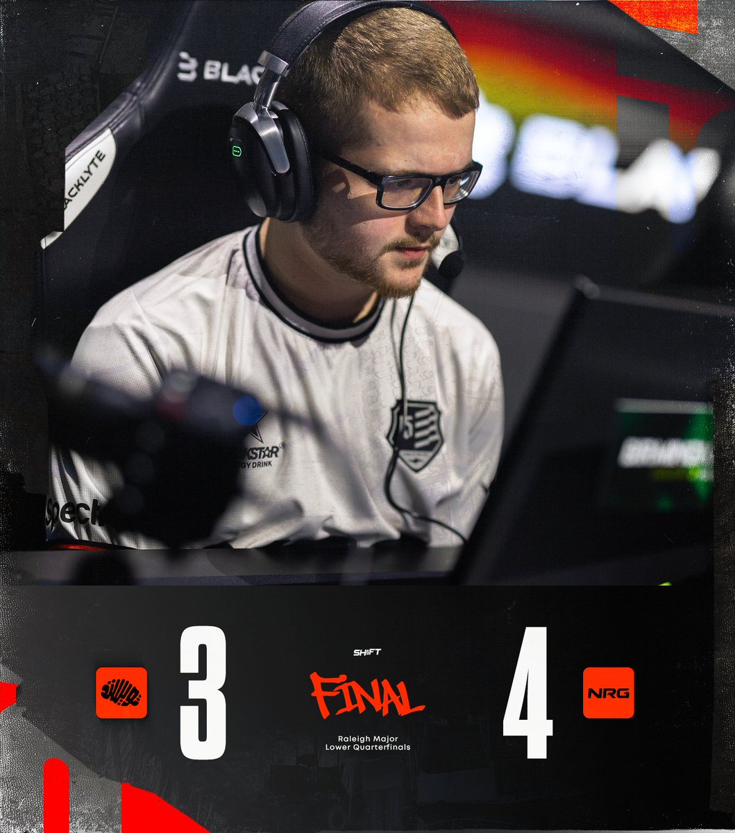 DOWN. NEVER OUT.

<a href="/NRGgg/">NRG</a> IS HEADED TO THE TOP 4.

#RLCS