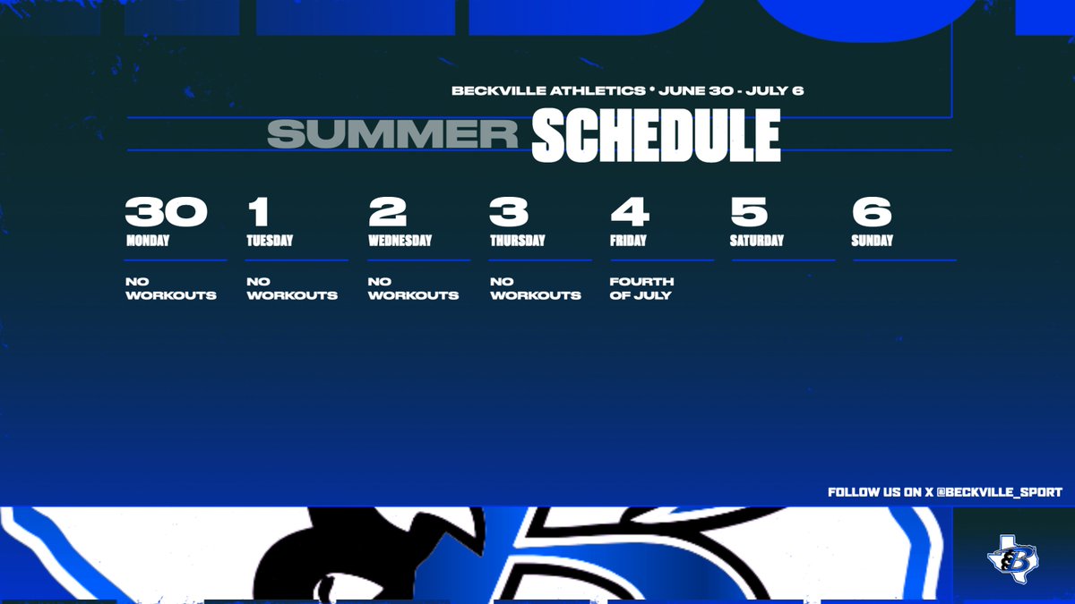 Beckville Athletics (@beckville_sport) on Twitter photo 