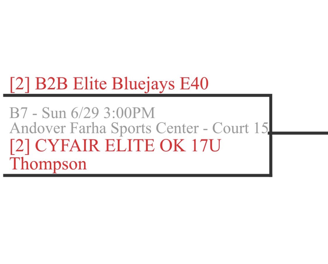 SarahHeiskell's tweet image. We got a good win this morning and play at 3:00 on court 15 for bracket play‼️🔥