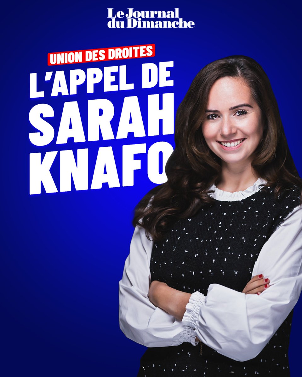 Union des droites : l’appel de Sarah Knafo

Tribune JDD : ow.ly/11Zz50WhWJw