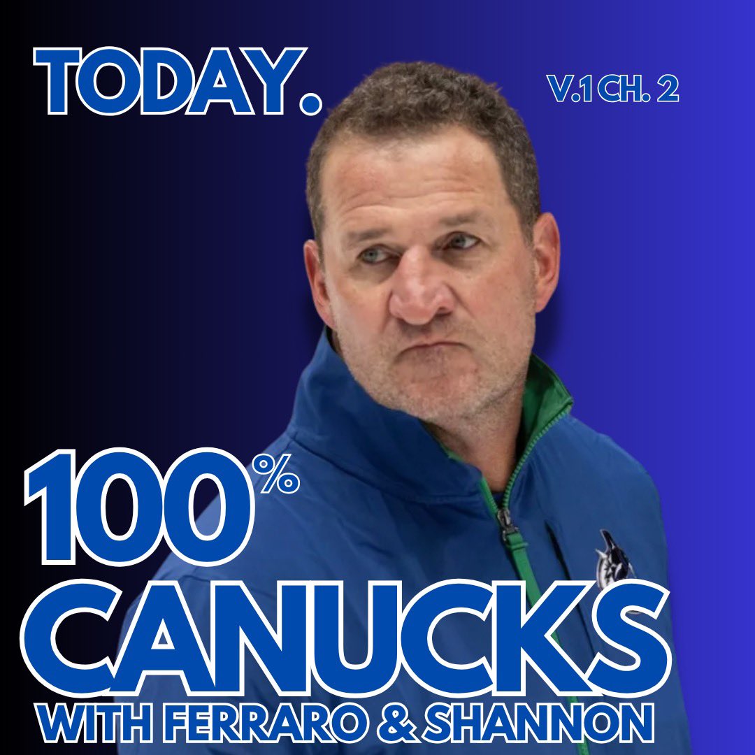 LandonFerraro's tweet image. New Podcast 100% Canucks out today with @JShannonhl. Excited to take a dive into all topics Canucks.
First guest: Adam Foote
audioboom.com/channels/51557…
