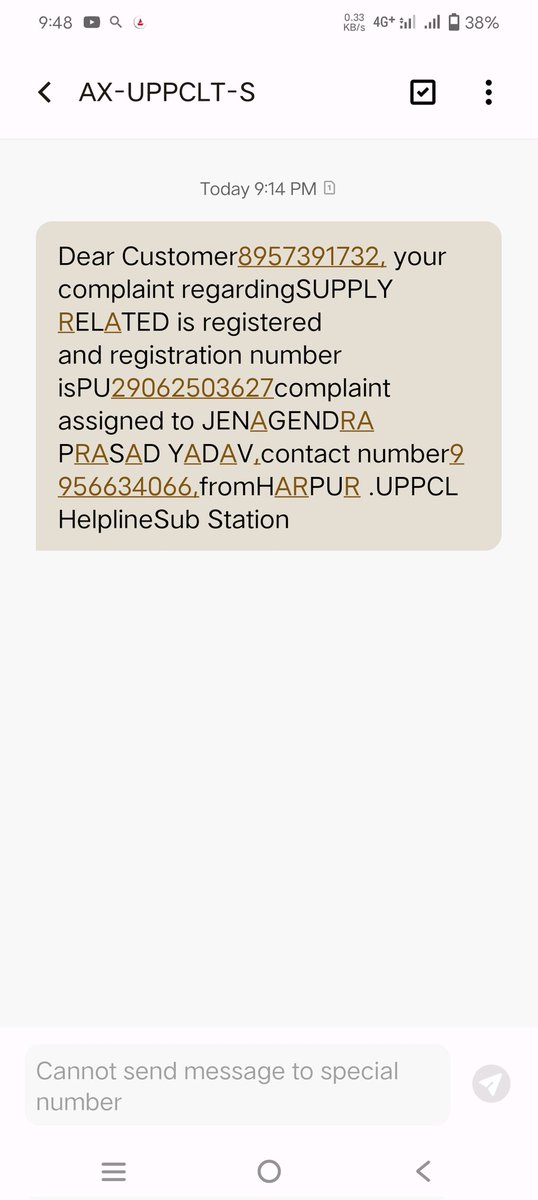 amit92623's tweet photo. @PuVVNLHQ @aksharmaBharat Apke j.e sir to call hi nhi utha rhe hai or bijli krib 3 bje se hi kharab hai inke adhikari or line man koi bhi jldi sunte nhi hai 
@aksharmaBharat @UPPCLLKO 
@mduppcl @dmgorakhpur012 @ZeeNews @ABPNews https://t.co/MfEnj9HSgM