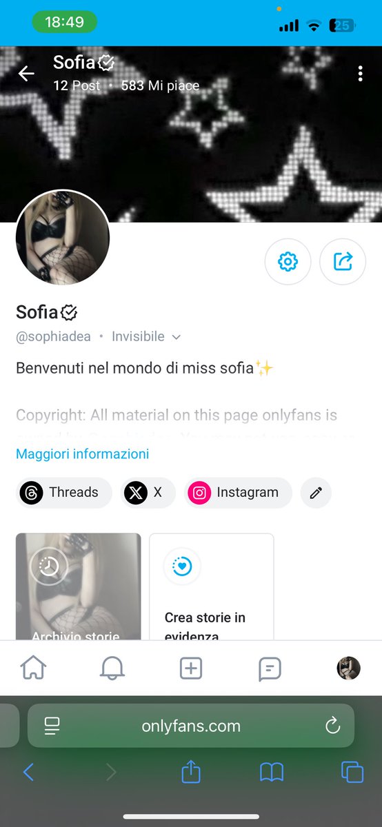 sconto del 50% per i nuovi utenti: onlyfans.com/sophiadea
