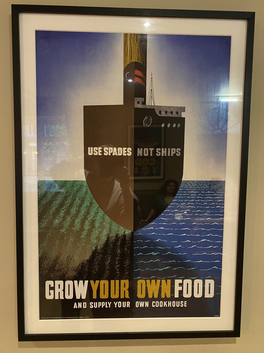 AliDriverUK's tweet image. Poster on the wall in our Alnmouth hotel. As relevant today as it was Abram Games designed it in WW2.