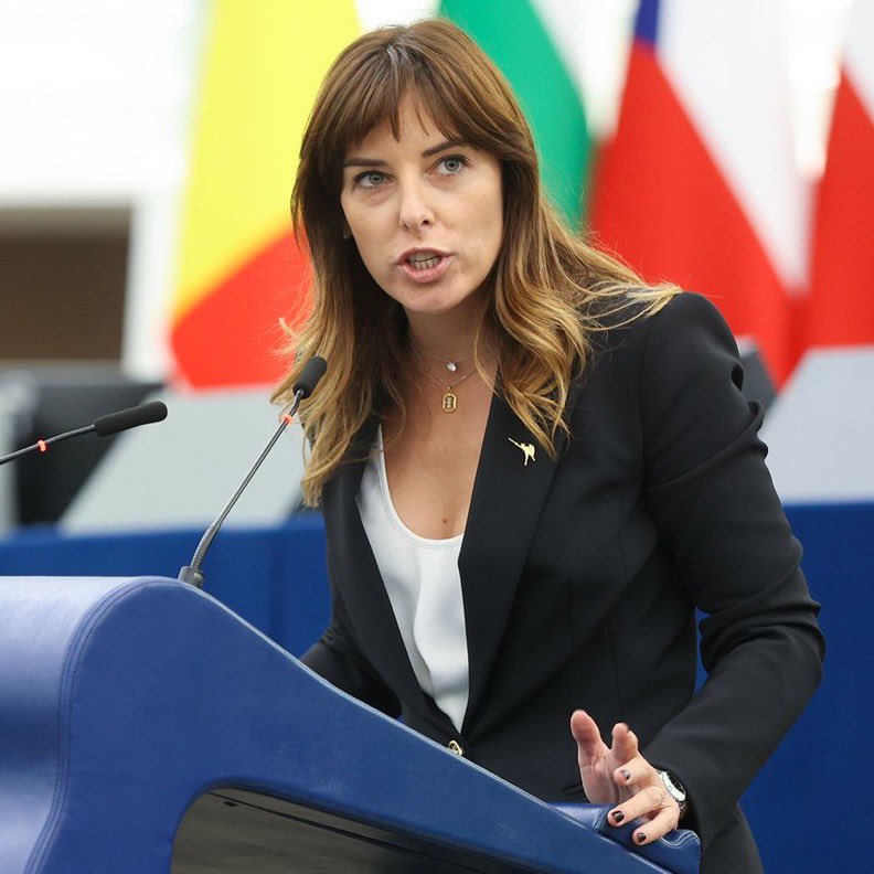 PsyGuy007's tweet photo. 🇮🇹 L’eurodéputée italienne Tovaglieri a explosé de colère après que des jeunes filles italiennes ont été harcelées par des migrants :

« Quiconque vient en Italie et se comporte de cette manière doit être immédiatement expulsé ! »

🗳️ Êtes-vous d’accord avec elle ?

A. OUI
B. NON https://t.co/WS9V1cvcqO