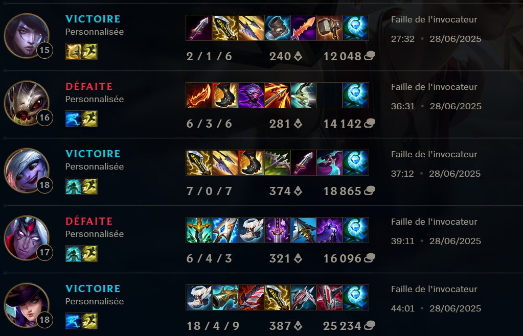 Après un BO5 super serré, on a gagné la finale de la BSL avec l’ULB pour la première fois ! 
GG à l’EPHEC qui a vraiment bien joué.
Merci à tous ceux présents sur place ou en stream, l’ambiance était incroyable malgré la fatigue.
De mon côté, un nouveau défi m’attend ce summer.👀