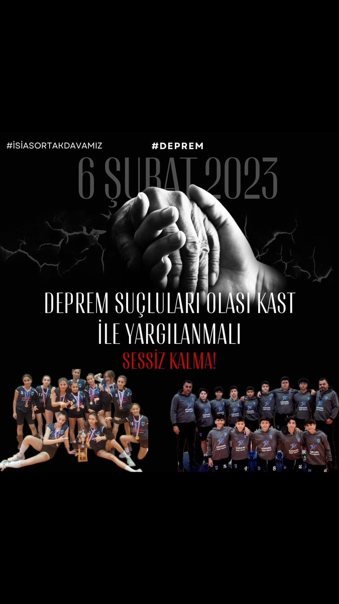 Okullar kapandi
Sinavlar bitti
Kepler atildi
Mezunlar oldu
Karneler alindi
Yaz tatili basladi
Ya evlatlar 6 subattan beri yoklar
Magusada
35 cocuk toplam 72 can
Ve onbinlerce cantoprakta
#isiasolasıkast #isiasortakdavamız #isiashesapverecek 
#solyanımınacısıevlatlar
Susma
Unutma