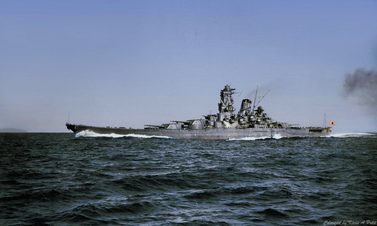 🧵Was the Battleship Yamato Overrated?
The most massive warship ever built, Yamato was the pride of the Imperial Japanese Navy. But did she live up to the hype — or was she a steel dinosaur doomed from the start?
Let’s break it down.👇