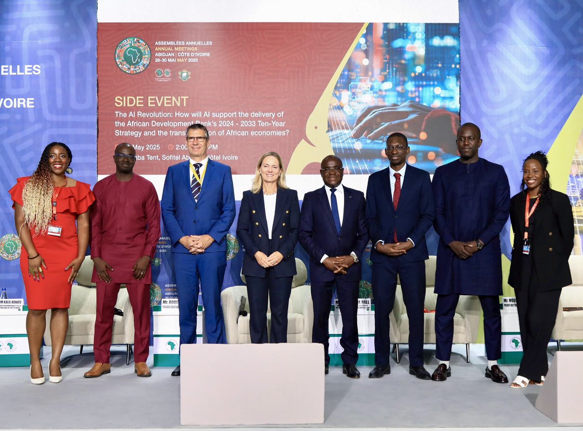 We had a great side event at the <a href="/AfDB_Group/">African Development Bank Group</a> 2025 Annual Meetings recently on the use of AI as a powerful tool to advance inclusive and sustainable development across African.

The theme was “The AI Revolution: How Will AI Support the Delivery of the African Development Bank’s