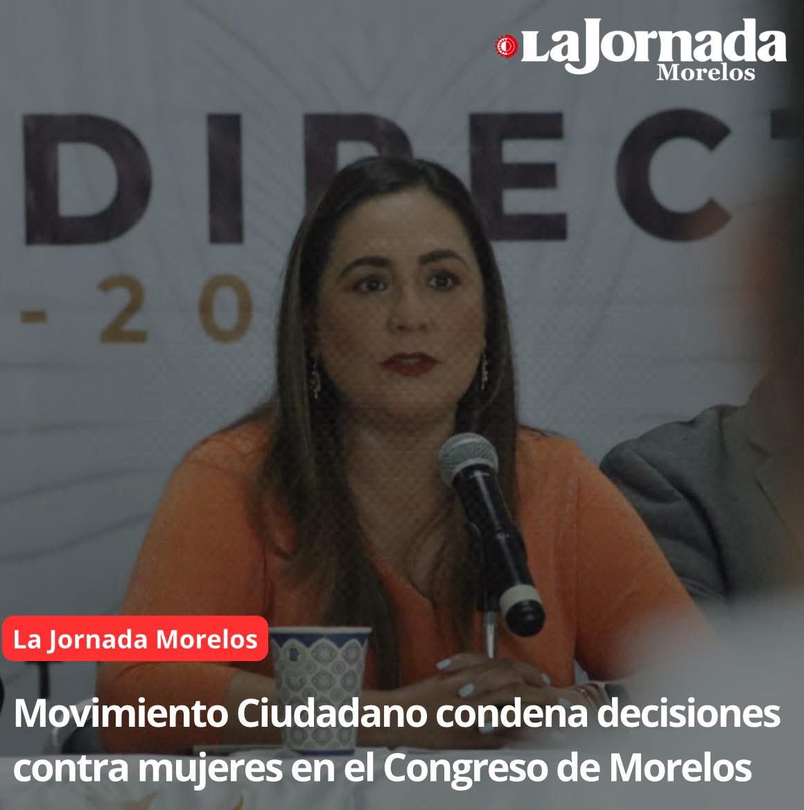 📰 La Jornada Morelos | Con la primera mujer gobernadora en la historia de #Morelos y un Congreso paritario, #Morena y la vieja política traicionaron a las mujeres morelenses. 👇🏼
.
.
.
lajornadamorelos.mx/sociedad/movim…