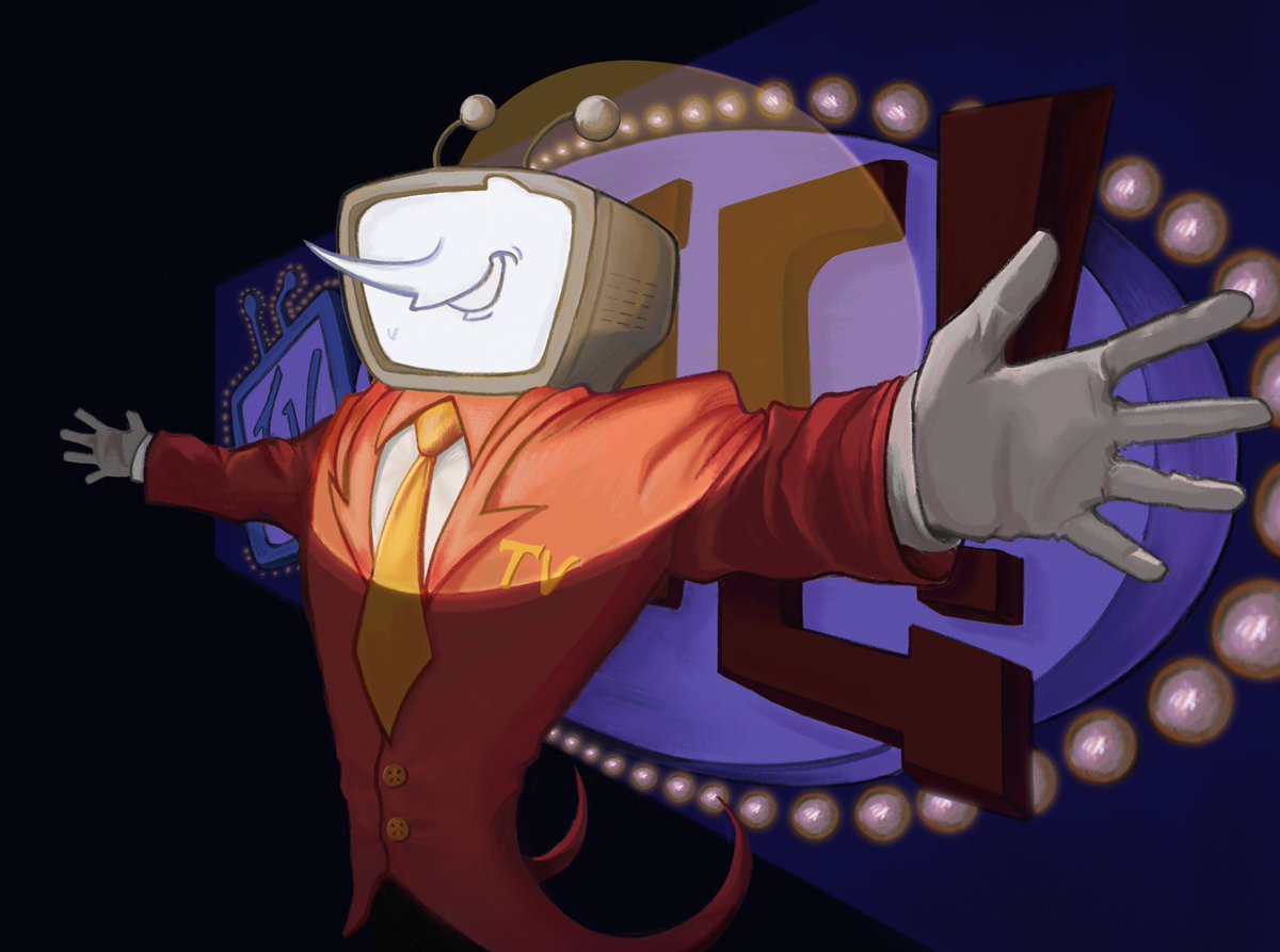 sangoooume's tweet image. IT&apos;S TV TIME!!! #DELTARUNE #Tenna