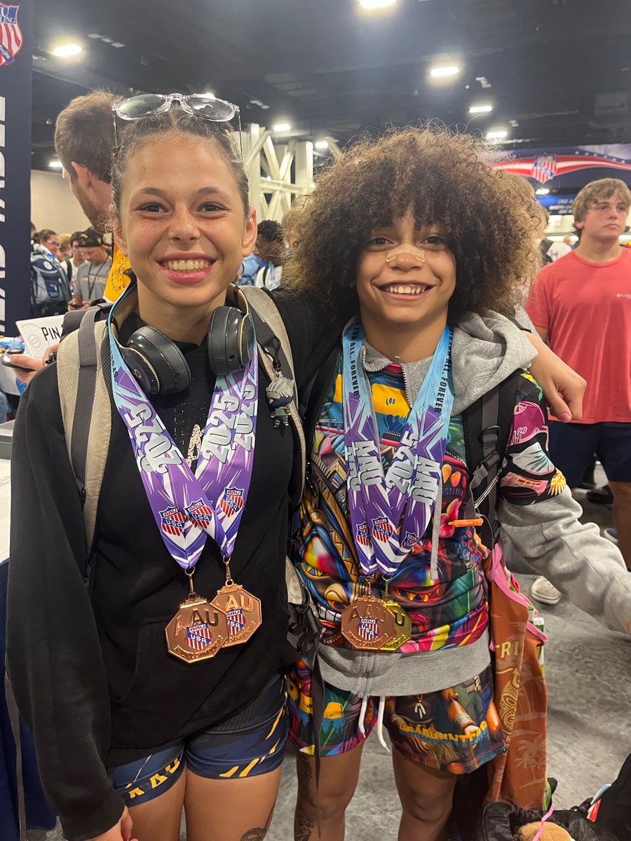 So thankful for all the  Indiana AAU coaches who put in the effort to provide myself &amp; my teammates the opportunity to wrestle AAU Scholastic Duals.  My team got 5th in the All- Star Gold Division; I was 10-3. Had lots of fun with new &amp; old friends! Now I prep for Fargo!