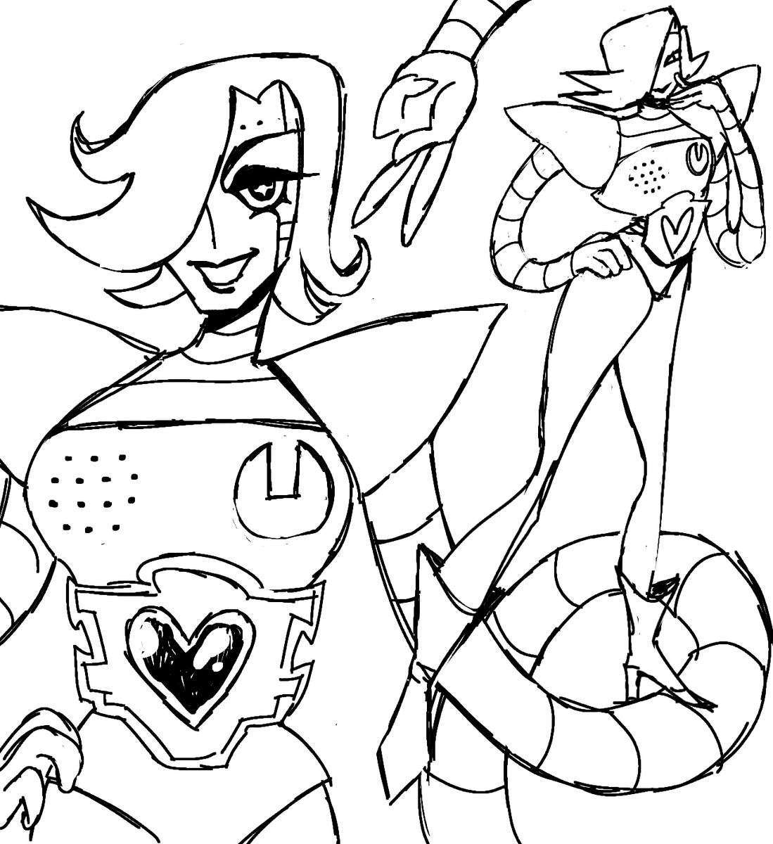 imratking's tweet photo. draw mettaton from memory ? TOO EASY https://t.co/BEstJtXqnS