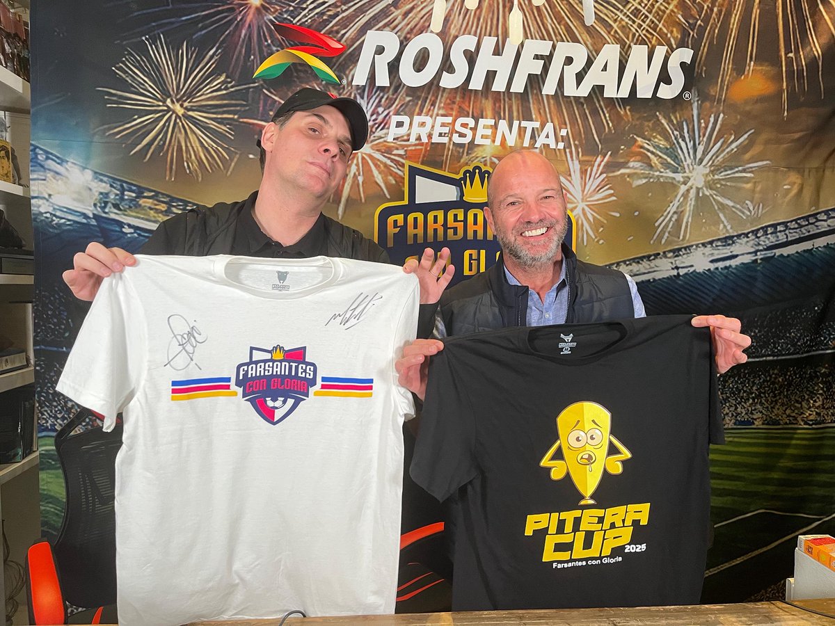 No lo creían, pero les tenemos la playera de la PITERA CUP a un súper precio 🤑

Por solo $599 pesitos te llevas tu camiseta y de regalo la de <a href="/FarsantesG/">FARSANTES CON GLORIA</a> firmada por el Doctor <a href="/GarciaPosti/">Luis García P</a> y <a href="/martinolimx/">Christian Martinoli 🐳</a> 🤝

El envío corre por nuestra cuenta 🚛

bit.ly/4l8Se4l