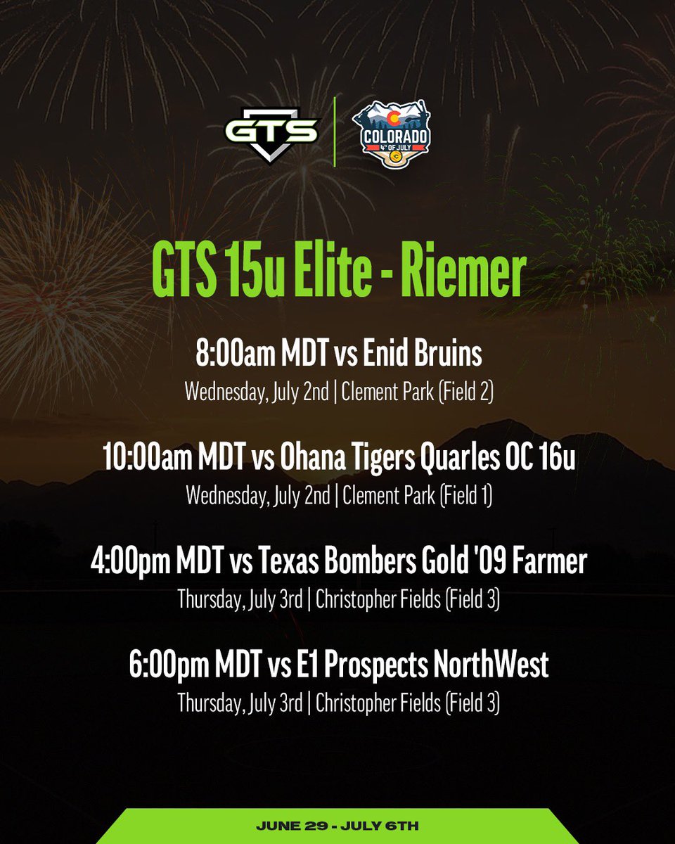 Brynn H (@brynnhsoftball) on Twitter photo Come watch our team in Colorado this week!! 💚🖤💚🖤
<a href="/ETSUSoftball/">ETSU Softball</a> <a href="/UWSoftball/">Washington Softball</a> <a href="/BadgerSoftball/">Wisconsin Softball</a> <a href="/BadgerHealy/">BadgerCoachHealy</a> <a href="/GBPhoenixSB/">Green Bay Softball</a> <a href="/HarvardSB/">Harvard Softball</a> <a href="/GTSBBSB/">GTS</a> <a href="/GTS15uElite/">GTS 15u Elite - Riemer</a> Come watch our team in Colorado this week!! 💚🖤💚🖤
<a href="/ETSUSoftball/">ETSU Softball</a> <a href="/UWSoftball/">Washington Softball</a> <a href="/BadgerSoftball/">Wisconsin Softball</a> <a href="/BadgerHealy/">BadgerCoachHealy</a> <a href="/GBPhoenixSB/">Green Bay Softball</a> <a href="/HarvardSB/">Harvard Softball</a> <a href="/GTSBBSB/">GTS</a> <a href="/GTS15uElite/">GTS 15u Elite - Riemer</a>