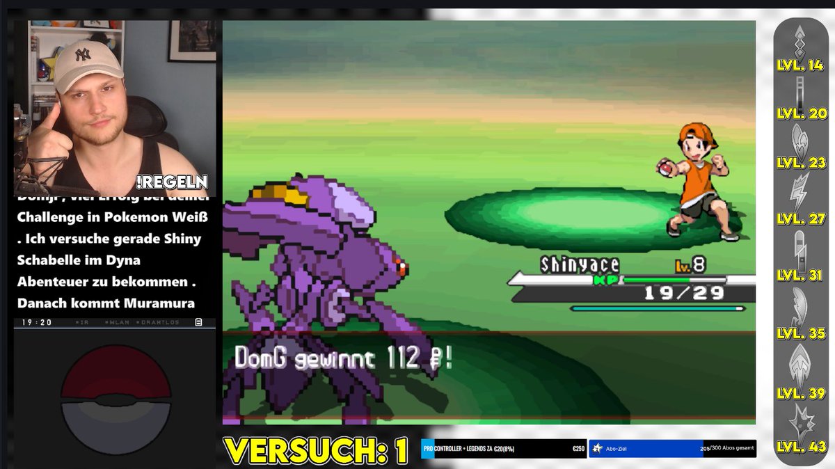 Ich habe eine Hardcore Randomizer Nuzlocke in meiner LIEBSTEN Gen gestartet, nämlich Gen 5 - Pokemon Weiß!

SEI LIVE DABEI
twitch.tv/domjiii