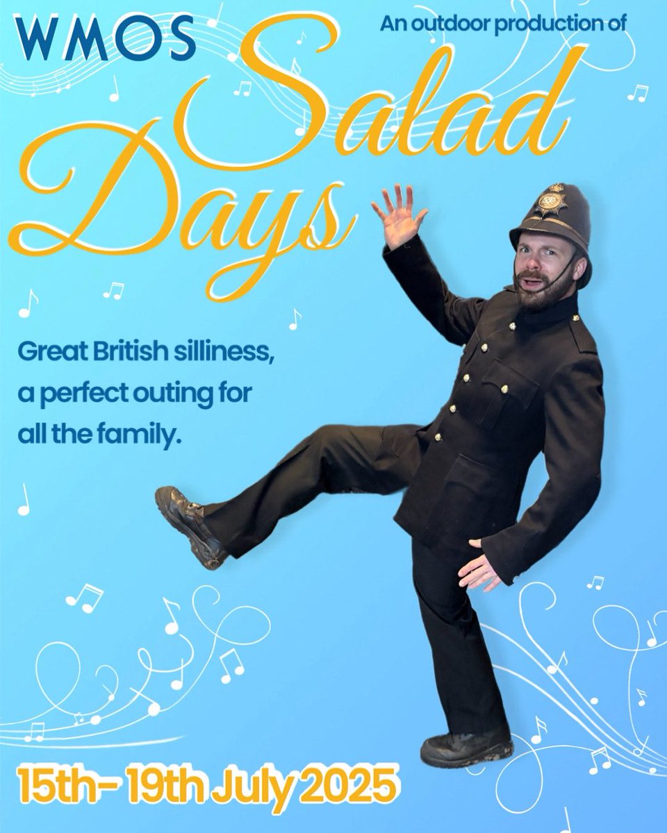 🎭 Trouble’s brewing… and it sounds fantastic!

🎟️ ticketsource.co.uk/wmos/salad-day…

#Winchester #WhatsUpWinchester #WhatsOnWinchester #Hampshire #ExploreWinchester #ExploreHampshire #HampshireEvents #SaladDays #MusicalConcert #HampshireUK #WolveseyPalace #OutdoorTheatre #SummerTheatre
