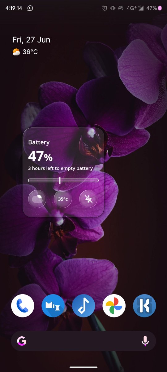 Currently working on this...

Frosted glass kwgt widgets. Let me know what do you guy's think. 

Hope to finish and release it soon..🤞