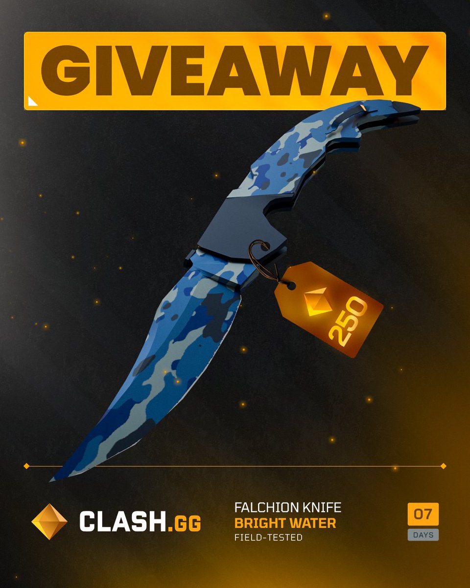 $250.00 GEM CS2 GIVEAWAY! 🥳

To enter:
✅ Follow us &amp; <a href="/clashdotgg/">ClashGG</a> 
✅ Retweet + Like
✅ Tag your friends!

Winner in 5 days, Best of luck! 🕒