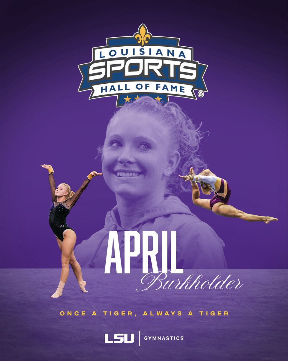 Once a Tiger, Always a Tiger 💜

April Burkholder is the newest member of the Louisiana Sports Hall of Fame!