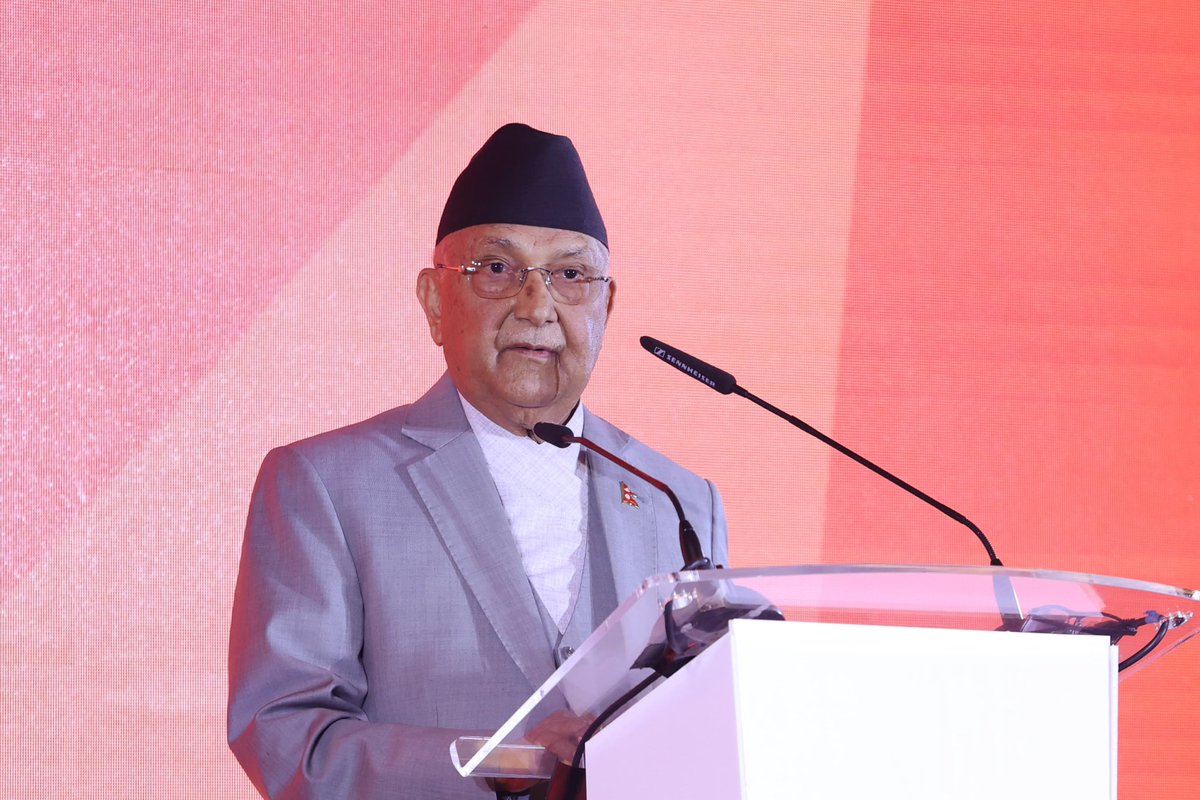 K P Sharma Oli tweet media
