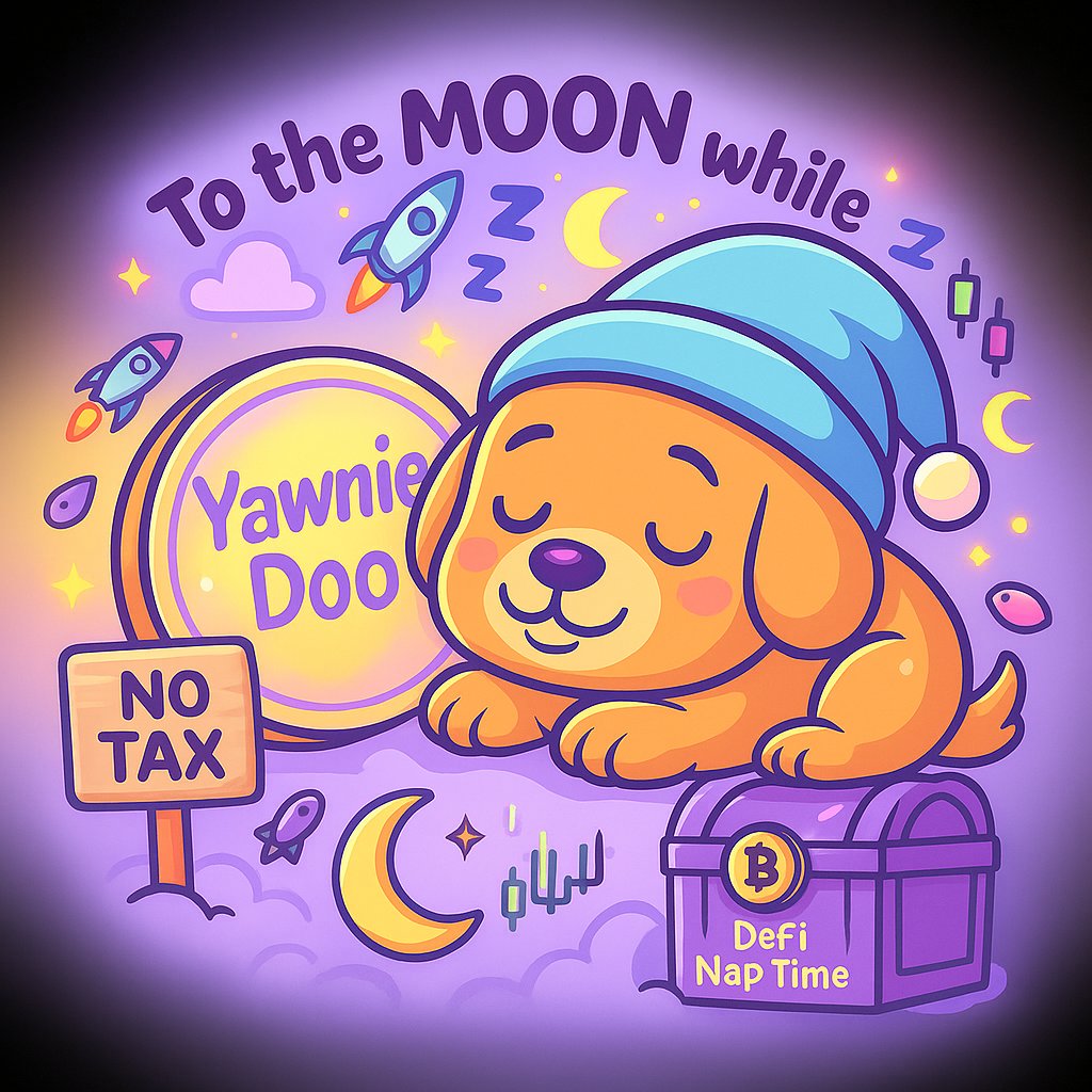 kingDior0's tweet photo. 🚀💤 $YAWN's chilling its way to the top! Zero tax, all vibes, and DeFi goals. Super bullish on cozy profits with Yawnie Doo 🐶🌙 #YawnieDoo #Crypto #DeFi #MoonBound #NoTaxToken #BullishEnergy Join the vibe: https://t.co/VkqrlZvb2r… https://t.co/jhuiI7QEgq