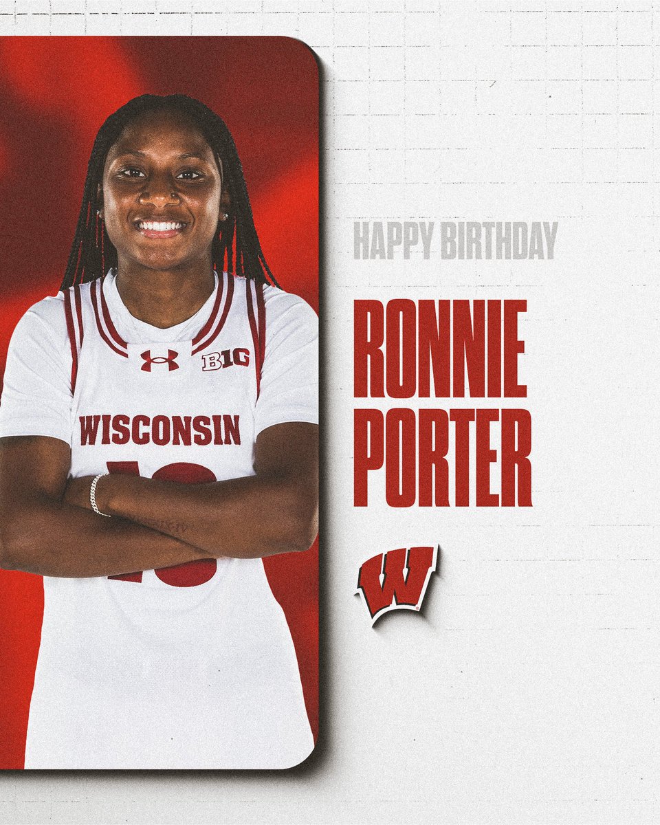 BadgerWBB's tweet image. It’s Ronnie’s day today! 

#OnWisconsin