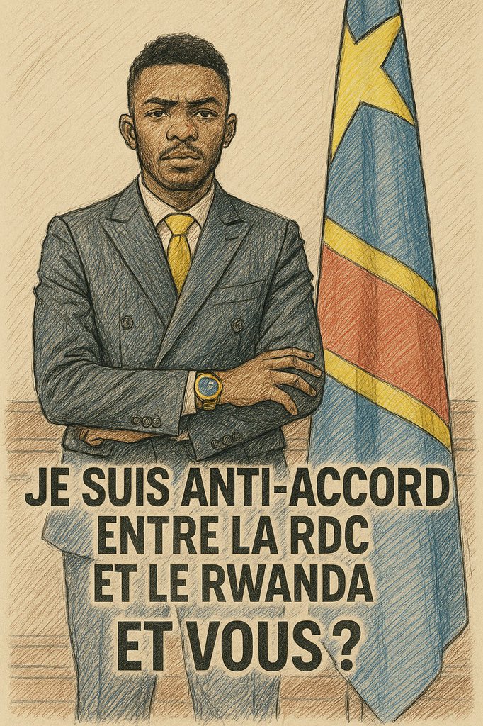 Je m’oppose fermement à cet accord car c’est nullement à notre avantage, cet accord est une honte et une humiliation pour le peuple congolais