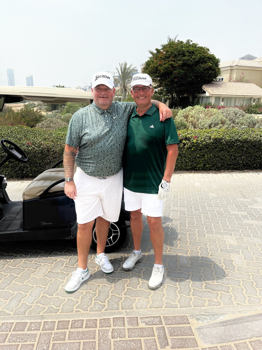 Good to catch with today with <a href="/simmouae/">paulsimmons</a> for some golf ⛳️🏌️‍♂️ <a href="/theelsclubdubai/">The Els Club Dubai</a>