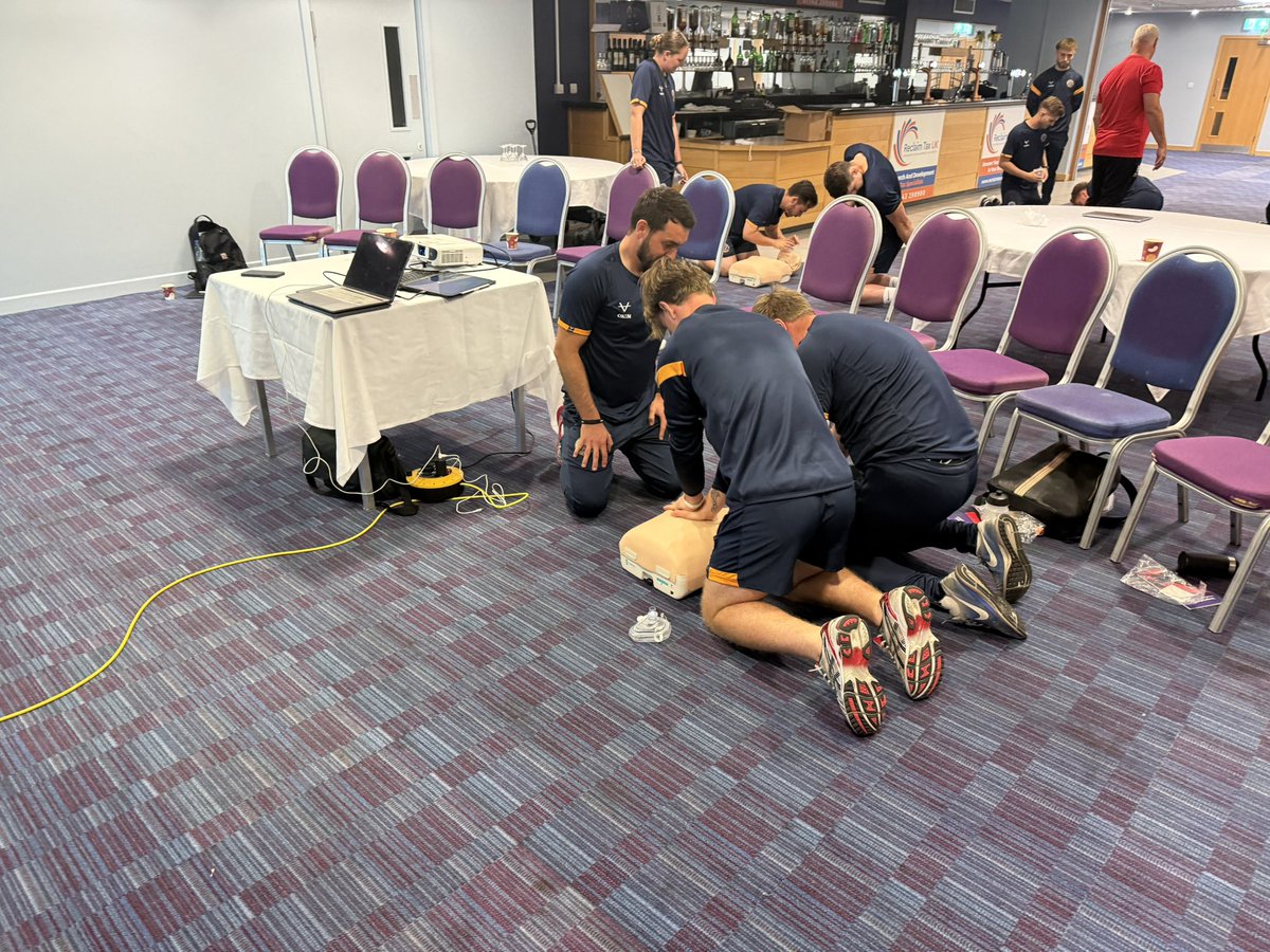 An EFAiF course today for Shrewsbury Town FC. A real pleasure working with the staff from the club.