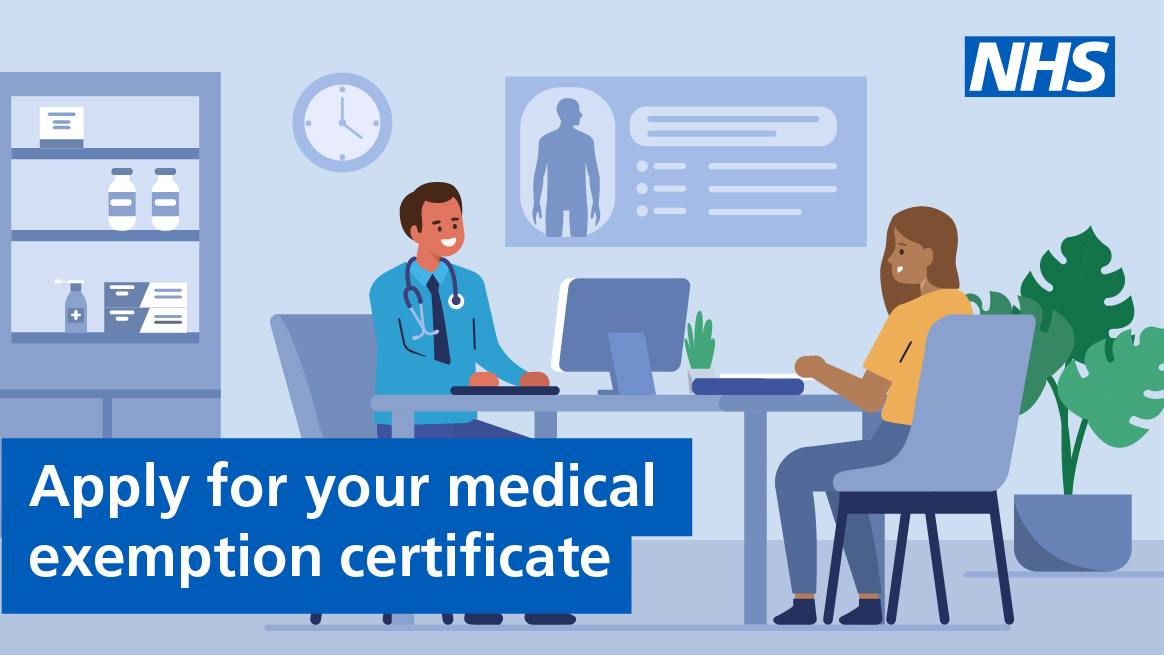 You’re entitled to free NHS prescriptions because of your medical condition if you have a medical exemption certificate.

Learn more:
➡️  nhsbsa.nhs.uk/medex