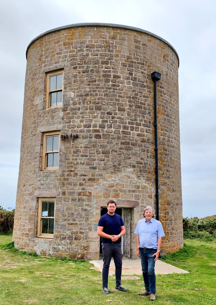 Alex Snowdon (@alexsnowdon5) on Twitter photo Pleasure to show <a href="/dep_parkinson/">Charles Parkinson</a> around Alderney today.
Telegraph Tower - Well worth visiting. Official opening 23rd July.
Built in 1809, this signalling tower was used to communicate vital information on the movement of French shipping with other Channel Islands. Pleasure to show <a href="/dep_parkinson/">Charles Parkinson</a> around Alderney today.
Telegraph Tower - Well worth visiting. Official opening 23rd July.
Built in 1809, this signalling tower was used to communicate vital information on the movement of French shipping with other Channel Islands.