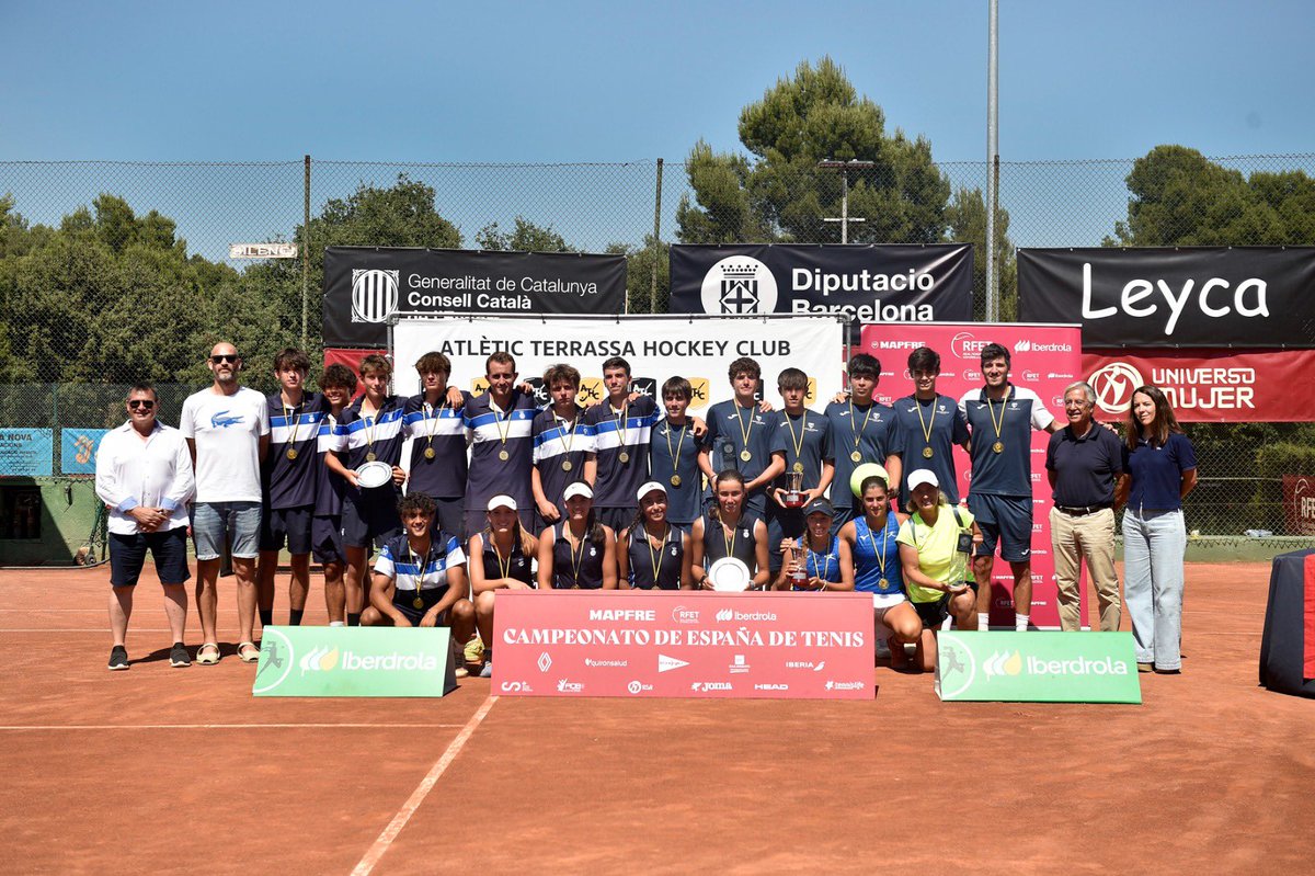 🏆 El CT Sabadell s’ha proclamat campió del Campionat d’Espanya Cadet per Equips Femenins “Yellow Cup” després d’imposar-se en la final al CT Barcino per 3/2.

🥈 En la prova masculina, final per al CT Barcino, que no ha pogut superar al CT València (3/1). 

Enhorabona! 👏🏻