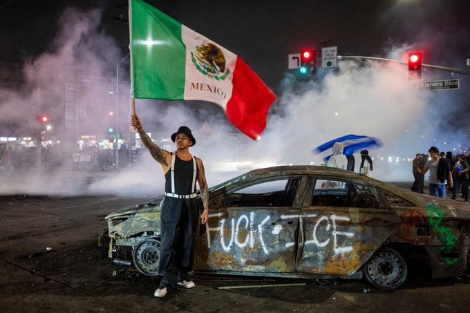 After seeing the riots in LA do you support

A. Deporting all illegals,
B. Deporting less illegals,
C. Keeping illegals.