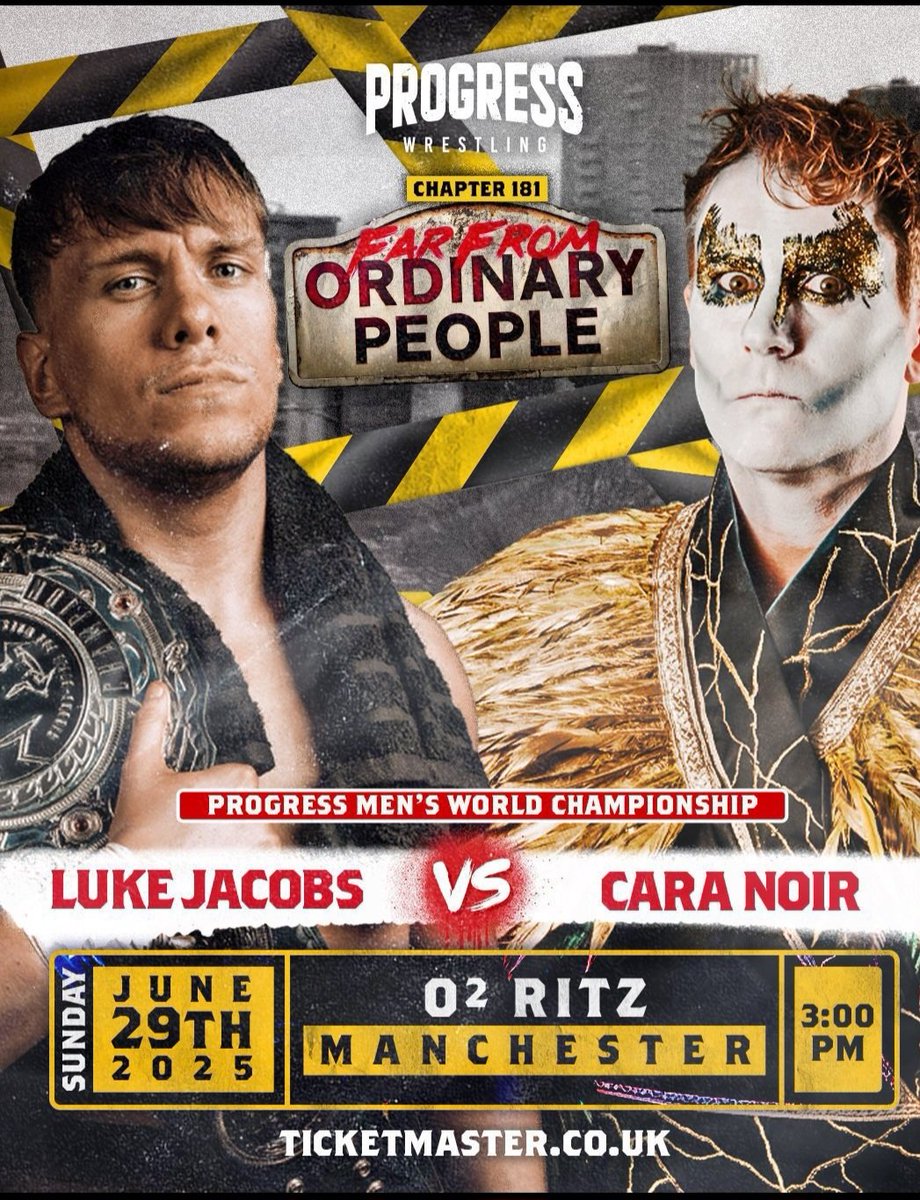 tall_ny's tweet image. in the main event, Luke Jacobs tapped out Cara Noir to retain his PROGRESS Men's World Championship #CHAPTER181