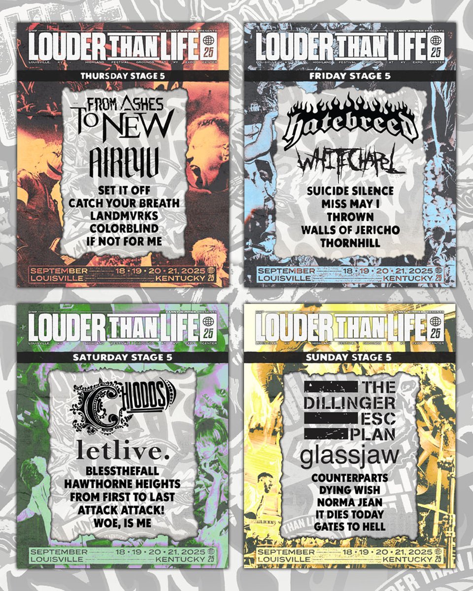 LTLFest's tweet photo. Four days. One stage. Zero chill.
Stage 5 is coming for your voice, your spine, and your soul. 💥 #LouderThanLife https://t.co/sdZ6zjEaq8