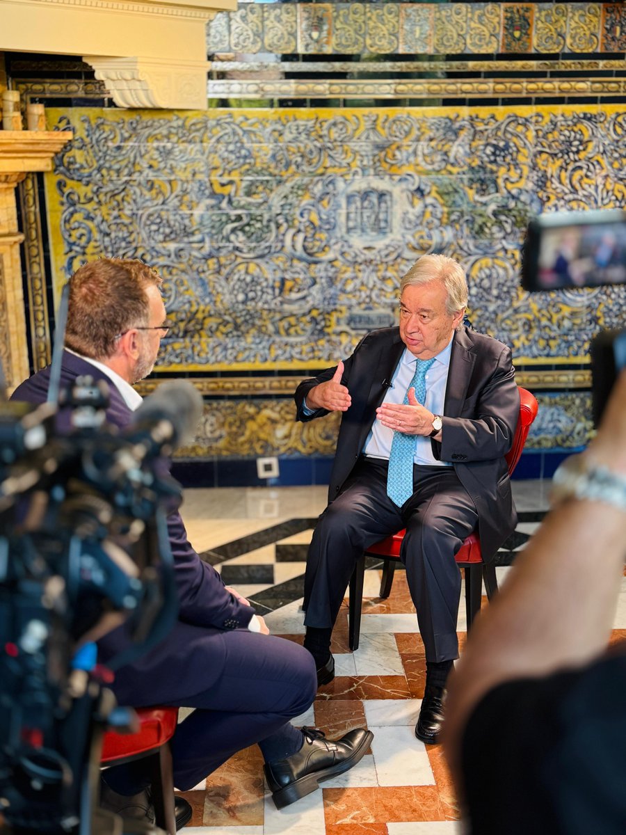 🔸Este lunes, 30 de junio, entrevista en exclusiva al secretario general de la ONU. 

🔸<a href="/_marcsala/">Marc Sala</a> analiza con António Guterres la situación en Gaza, la crisis con Irán y el gasto militar entre otros asuntos. 

🔸A partir de las 09:00 horas en 'La hora de La 1' (<a href="/LaHoraTVE/">La Hora de La 1</a>).