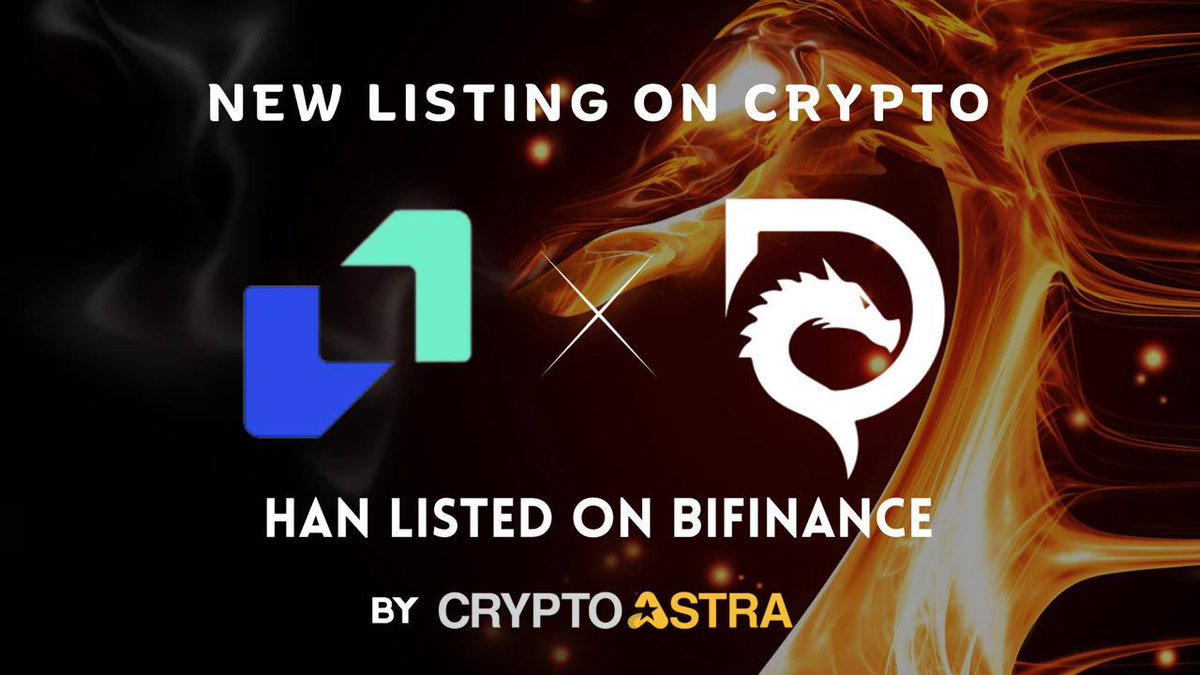 🎉 Bifinance Listing Announcement ⚡ 

Pleased to announce that we have successfully listed $HAN on Bifinance Exchange.

Dynasties is a new generation ecosystem that provides the convenience of managing games set in different times and atmospheres.

#Crypto #Blockchain #Listing