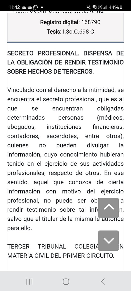 <a href="/LauraBruges/">Laura Brugés</a> Sustenta que pedir eso es ilegal, por secreto profesional.