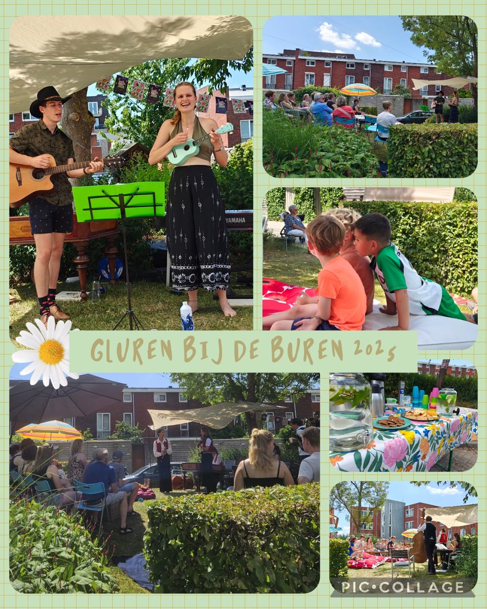 Een zeer gezellige en geslaagde "Gluren bij de buren"-middag in de binnentuin van de Bastion in Wageningen!
#glurenbijdeburen #Wageningen