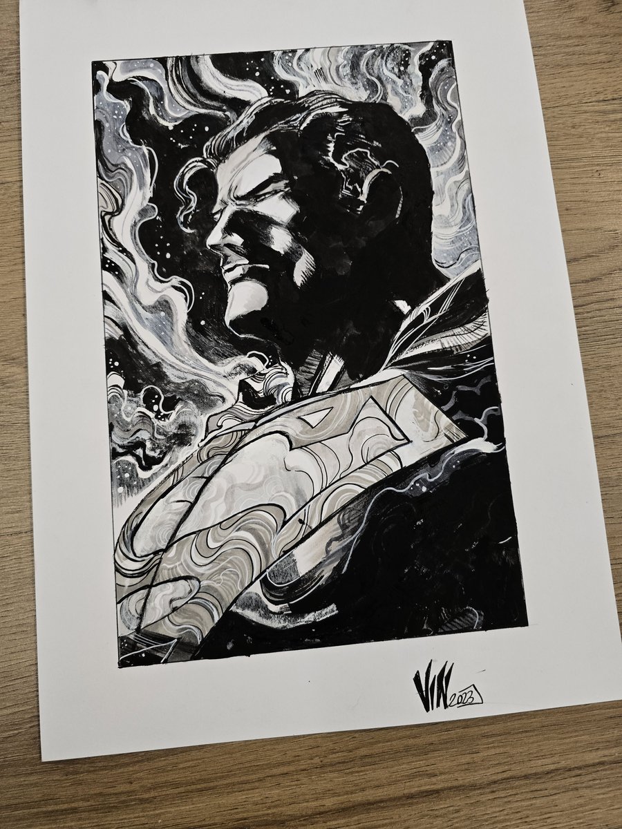 Vincenzo Riccardi (@vinartwork) on Twitter photo Superman, old drawing from 2023
Original art available at Kirbyscomicart@gmail.com
#superman #manofsteel #dccomics Superman, old drawing from 2023
Original art available at Kirbyscomicart@gmail.com
#superman #manofsteel #dccomics