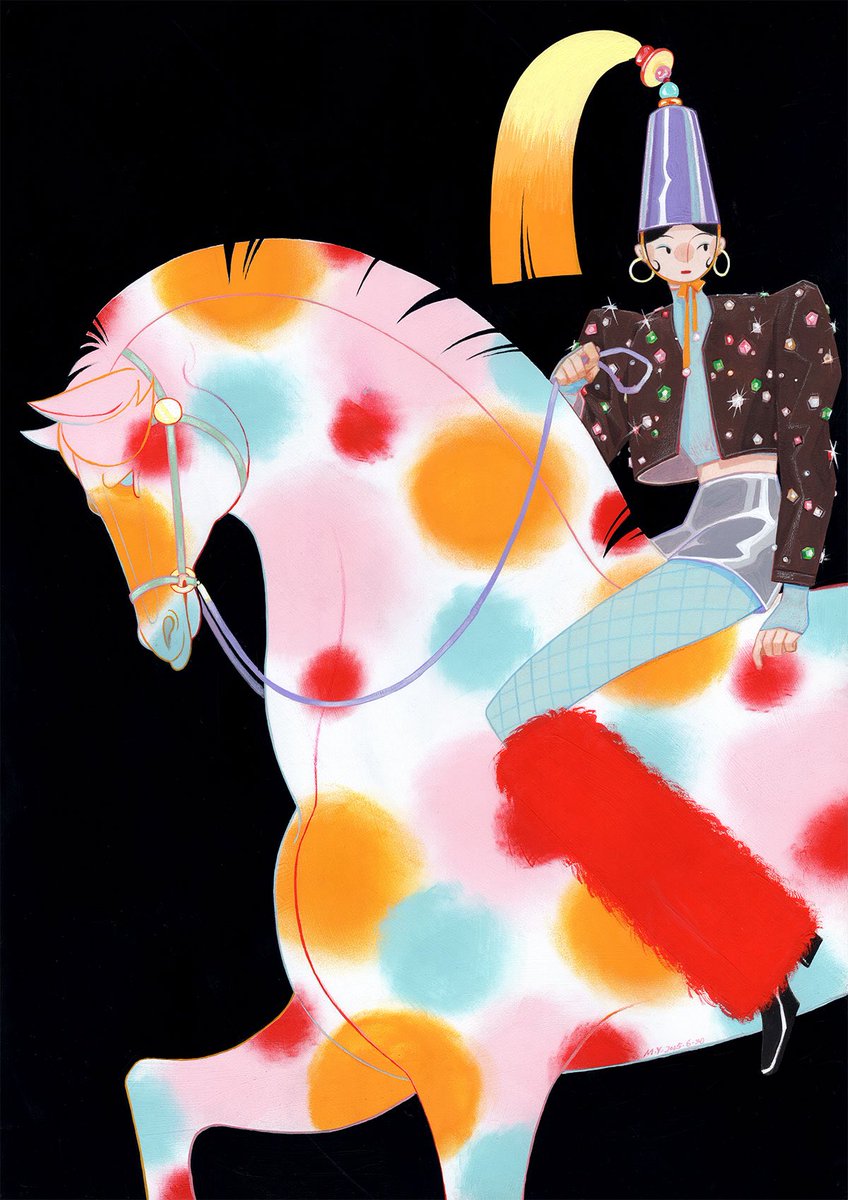骑
Acrylic on paper
360mm x 510mm
