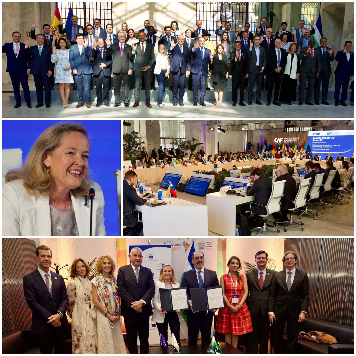 Nadia Calviño (@nadiacalvino) on Twitter photo 🇪🇺🌎 Europa está con América Latina y el Caribe
Reforzamos la cooperación <a href="/EIB/">European Investment Bank</a> 🤝🏼 <a href="/AgendaCAF/">CAF</a> con la firma con <a href="/sergiodigra/">Sergio DiazGranados</a> de un acuerdo para aumentar el impacto de nuestras inversiones en transporte, energía, redes digitales, agua…
Trabajamos juntos para un mundo mejor
#FFD4 🇪🇺🌎 Europa está con América Latina y el Caribe
Reforzamos la cooperación <a href="/EIB/">European Investment Bank</a> 🤝🏼 <a href="/AgendaCAF/">CAF</a> con la firma con <a href="/sergiodigra/">Sergio DiazGranados</a> de un acuerdo para aumentar el impacto de nuestras inversiones en transporte, energía, redes digitales, agua…
Trabajamos juntos para un mundo mejor
#FFD4