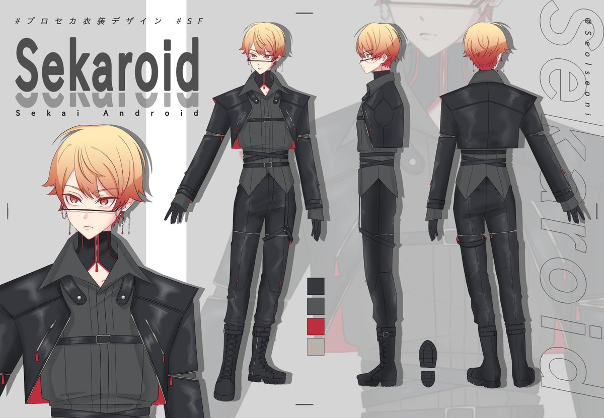 Seolseoni's tweet photo. #プロセカ衣装デザイン #SF
男性用「Sekaroid」
よろしくお願いします🤖 https://t.co/oO32iNHxIf