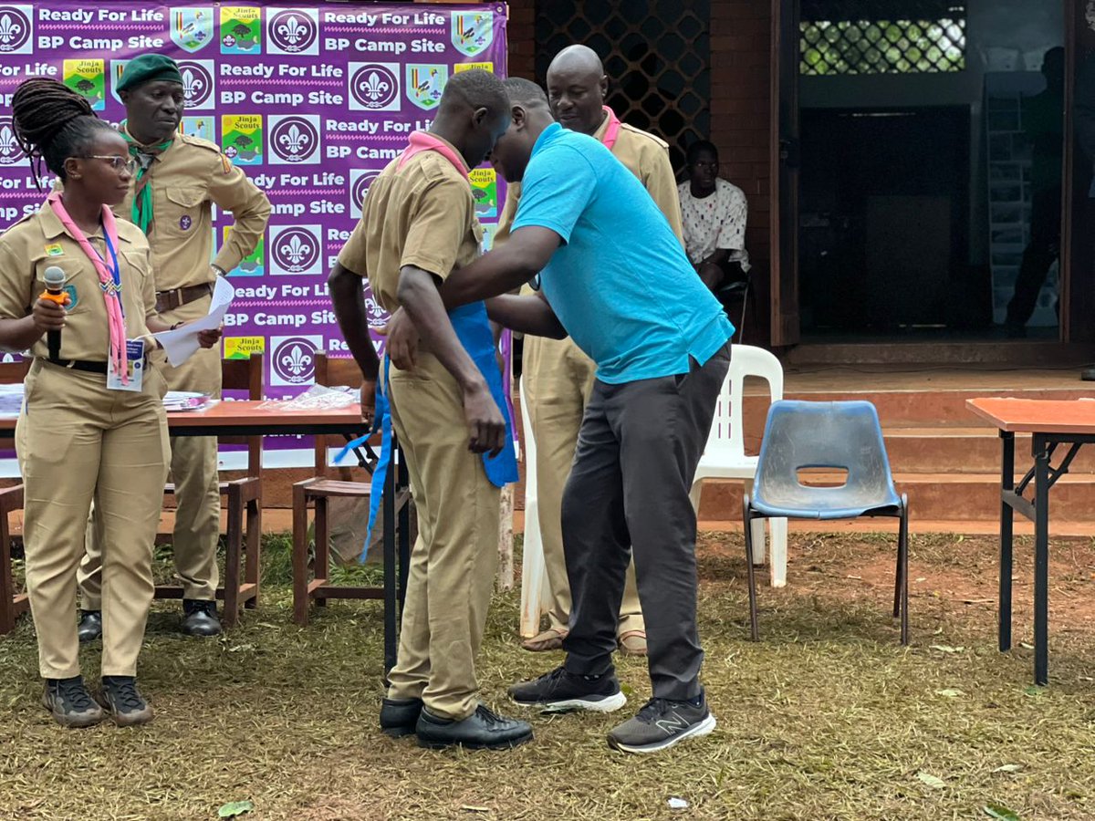 Jinja Scouts (Uganda) (@jinjascouts) on Twitter photo A big moment at Camp!
Our Chief Guest <a href="/IsaacImaka/">Isaac W. Imaka πΊπ¬</a> handed over the Jinja Scout Badge and goodies from <a href="/PepsiUganda/">Pepsi Uganda</a> to the Best quartermasters for their outstanding cooking skills during the Jinja District Interpatrol/Ibuget scout Competition.
<a href="/worldscouting/">World Scouting</a> <a href="/GabulaRoyal/">Gabula Royal Foundation</a> A big moment at Camp!
Our Chief Guest <a href="/IsaacImaka/">Isaac W. Imaka πΊπ¬</a> handed over the Jinja Scout Badge and goodies from <a href="/PepsiUganda/">Pepsi Uganda</a> to the Best quartermasters for their outstanding cooking skills during the Jinja District Interpatrol/Ibuget scout Competition.
<a href="/worldscouting/">World Scouting</a> <a href="/GabulaRoyal/">Gabula Royal Foundation</a>